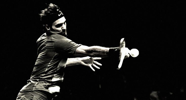 Roger federer forehand