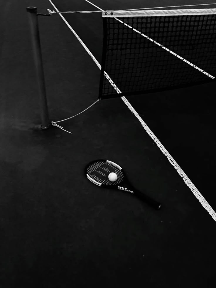 Aesthetic tennis photo