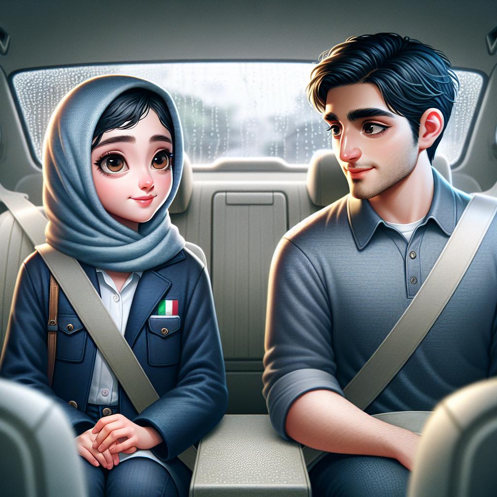 SaraInMohammadsCar